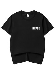 Niepce Men’s Sushi Eating Cat Graphic Tee Japanese Streetwear Crewneck T-Shirt