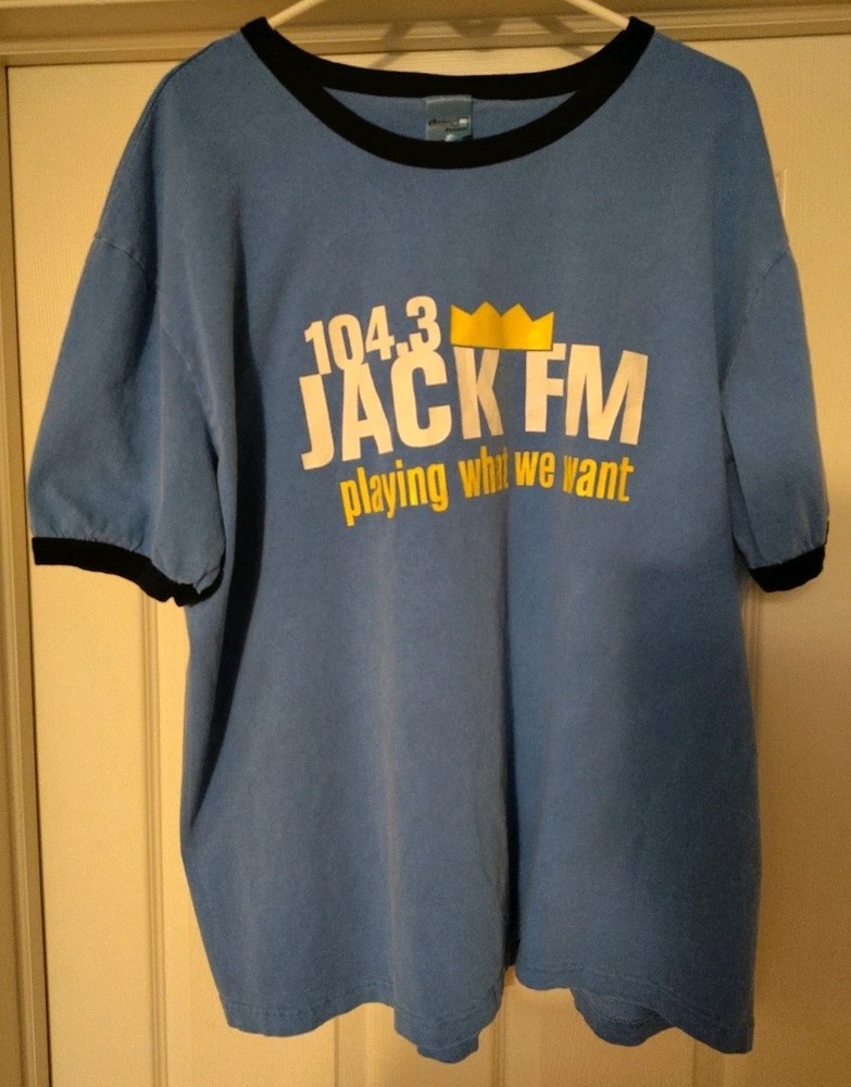 104.3 Jack FM Chicago Vintage Radio XL T Shirt Great Condition