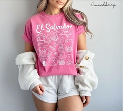 El Salvador Mass Shirt Gift Travel El Salvador Trip Lovers Souvenir Tee