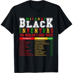 History Of Forgotten Black Inventors Black History Month T-Shirt