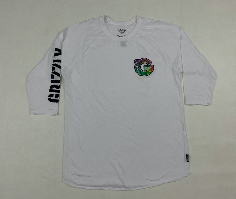 Men’s Diamond Supply Co Logo Men Graphic White T Shirt Size L