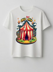 Men Women Circus Crew Circus Staff Carnival Party Graphic T-Shirt