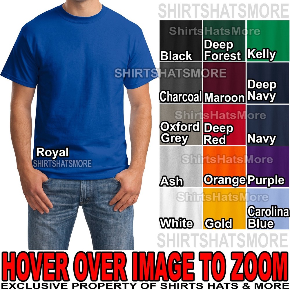 Mens Beefy-T Cotton T-Shirt Hanes S-XL BEST SELLING COLORS New Soft Beefy Tee