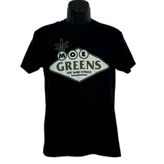 Moe Greens The Wise Choice Black Tee Size S