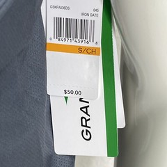 GrandSlam Performance Iron Gate Stretch Wicking Fabric T shirt Easy Care Mens Sm