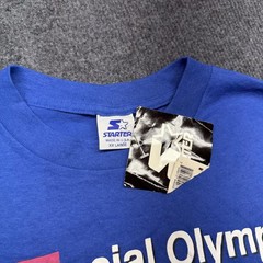 Vintage Starter Special Olympics Games Shirt Mens 2XL Blue Connecticut 1995 90s