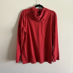 Tommy Bahama Men Sz S Red Long Sleeve Drawstring Hooded T-Shirt