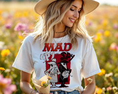 MAD Spy vs Spy Graphic T-Shirt Vintage Retro Comic Duo Tee A502