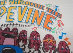 Vintage California Raisins Shirt Mens XLarge White Graphic Tee Grapevine 80s