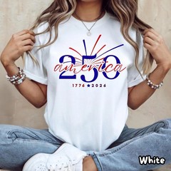 America 250th Anniversary Shirt,4th of July Shirt,retro Patriotic Graphic Tshirt
