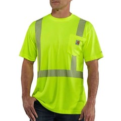 Carhartt Force T-Shirt L Neon Relaxed Fit High-Visibility Reflective Tee Work