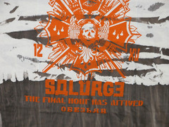 Genuine Vintage Salvage Brand T Shirt “SHOGUN” Rust V51T425 Size M