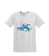 T-shirt small to 3xL DOLPHIN UNDERSEA rendezvous sealife beach nautical fun