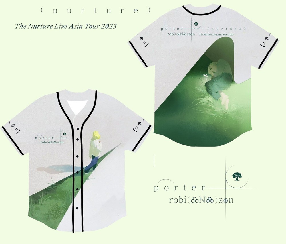 Rare Porter Robinson Asia Tour Baseball polyester S-5XL Tee N05.221