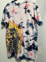 Rare Avenged Sevenfold A7X PYROMANIAC Tie Dye Style T-Shirt Sz L