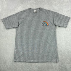 Vintage Cal Cru Shirt Mens Large Grey Maui Rules Graphic Tee Hawaii Surf 90s