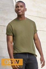 Mens Premium Combed Cotton Casual CREW Neck Blank Tee T-Shirts Size S~5XL