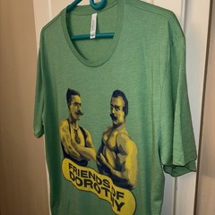 PRIDE FRIENDS OF DOROTHY VINTAGE T SHIRT MENS XL LGBTQ+ COMMUNITY BIG BEAR FOD
