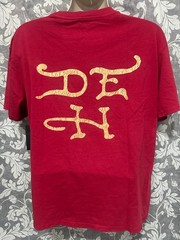 Ed Hardy Men’s Size L Tango Red Eagle Heart Rhinestone T-shirt NWT