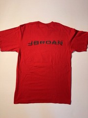 Vtg Nike Air Jordan Jumpman 2000’s Y2K Double Sided Red T-shirt Sz Medium