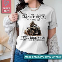 Funny ATV Grandpa Shirt, Rustic off Road Adventure Gift T-Shirt