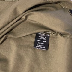 Free Planet Mens Ringer Pocket T-Shirt Olive Green Size M NWT