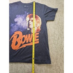 David Bowie Graphic T-Shirt Charcoal Heather Small