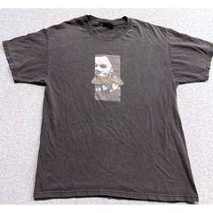 Vtg Serial Killer Michael Myers Halloween T-Shirt Faded Black Horror USA Made
