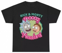 Rick And Morty Pussy Pounders Funny Cartoon Gift T-Shirt S-5XL Unisex T-shirt