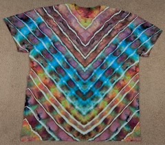 Handmade Ice Tie Dye T-Shirt XL Mens Womens Soft Cotton Rolled Ice Die
