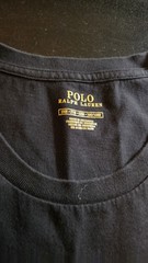 Polo Ralph Lauren Classic T-Shirt for Men, Big & Tall 2X Black With Red Man