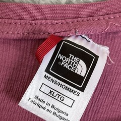 The North Face T Shirt Mens 2XL Pink Logo Short Sleeve Outdoors Hiking Walking