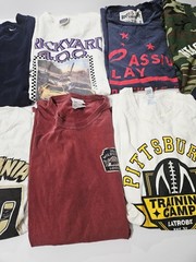 Vintage/Y2K Adults T-shirts Lot Of 8 Sizes XL-2XL Various Brands