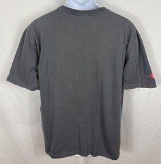 Vintage 90s Mossimo Graphic Print “Global Energy” T-Shirt Men’s Large Faded Gray