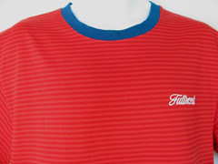 Full Send Mens Large Red Striped T Shirt Nelk Boys Streetwear NWT