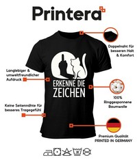 Recognize The Signs Cat Middle Finger Humour Gift Cats Mens T-Shirt