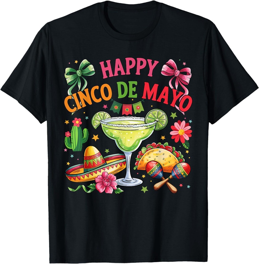 Happy Cinco de Mayo Fiesta Mexican Party Men Women T-Shirt