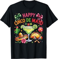 Happy Cinco de Mayo Fiesta Mexican Party Men Women T-Shirt
