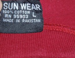 Sun Wear 100% Cotton Large Men T-Shirt Slightly Faded Breathable Comfort Soft