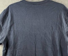 Vince Henley Placket Cotton Relaxed-Fit Shirt Men’s XL Blue Short Sleeve