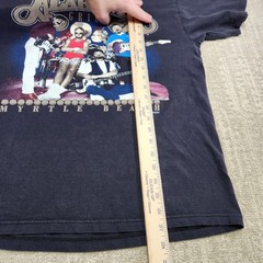 Vintage 90s Alabama Band Tee Shirt Adult Large Myrtle Beach Grill Black Tultex