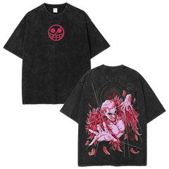Anime Doflamingo Puppet Master Double Print Graphic Comfort Colors T-Shirt