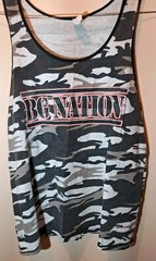 BRANTLEY GILBERT 2014 Bg Nation Camo Tank Top Shirt Size MEDIUM