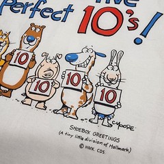 50th Birthday Shirt Adult Unisex Large L – 50 is five perfect 10’s! Hallmark
