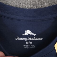 Tommy Bahama T Shirt Mens M Navy Tequila Lime Cocktails Graphic Short Sleeve NEW
