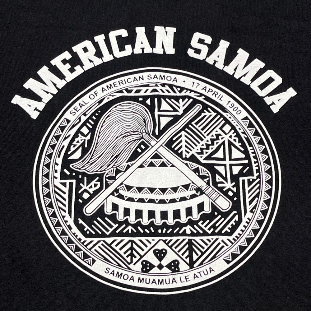 Vintage American Samoa Pro 5 Athletic Tag Men’s Size 5XL Graphic T-Shirt. LL