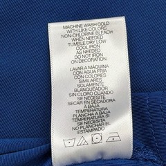 Champion Double Dry 516374 Mens XL Blue L/S Polyester/Spandex Performance Shirt