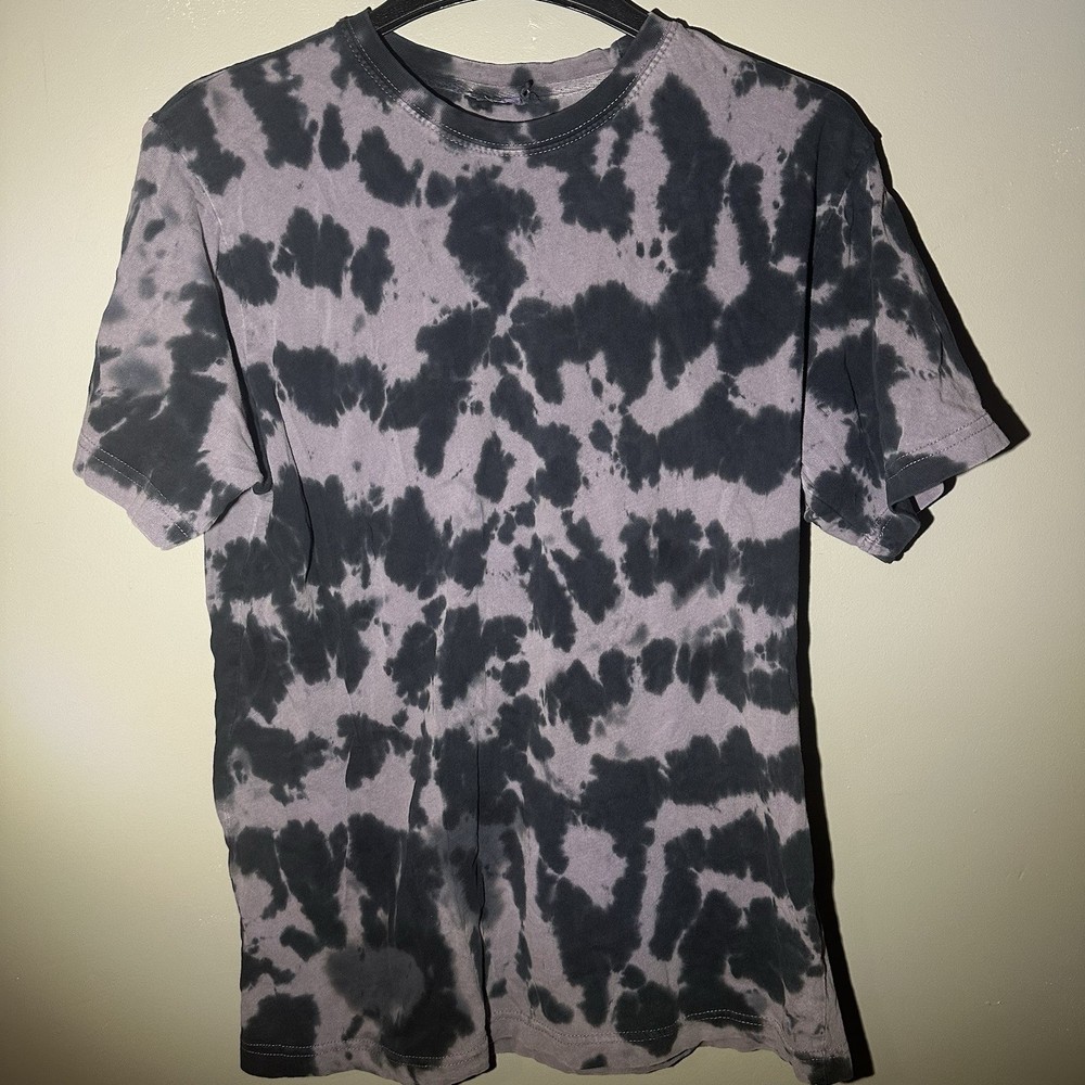 No brand cotton tydye street wear bleach T-Shirt size large
