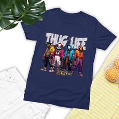 Thug Life Gangster Horror Icons Halloween T-Shirt, Horror Movie Characters Shirt