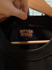 BRAND NEW – Bottega Desires Tee T-Shirt F**k Joke (XL) Black White
